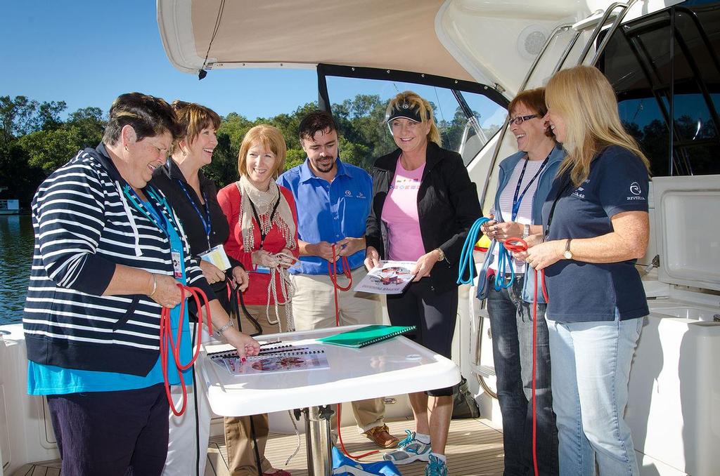 Skipper programs and new events such as anchoring, line work and mooring will give owners more confidence at the helm © Riviera . http://www.riviera.com.au